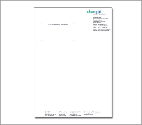 Shampid Mopproduktion – Briefpapier