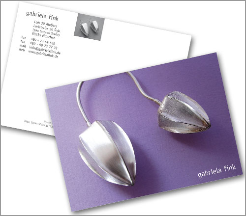 gabriela fink | SCHMUCK – Postkarte
